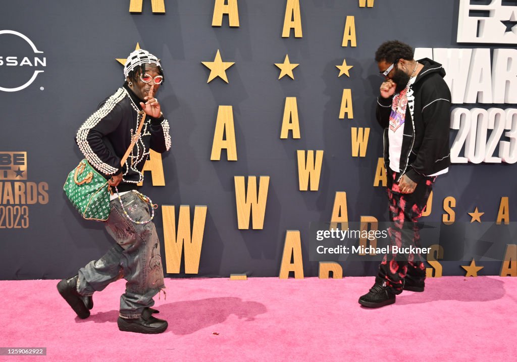 Lil Uzi Vert and ASAP Bari at the BET Awards 2025 held at Microsoft