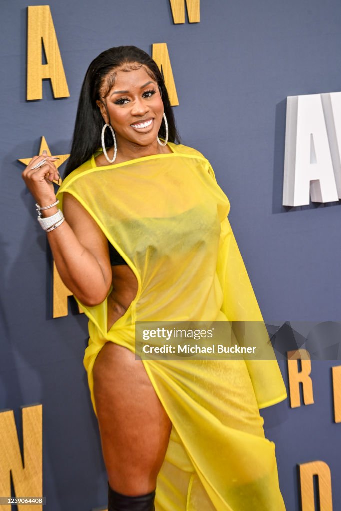Remy Ma at the BET Awards 2025 held at Microsoft Theater on June 25