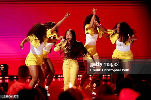 Lola Bank Rapper Rapper Lola Brooke performs at the BET Awards 2023 held at Microsoft ...