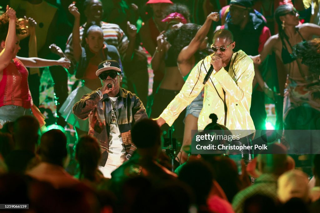 Lil Vicious and Doug E. Fresh at the BET Awards 2025 held at... News