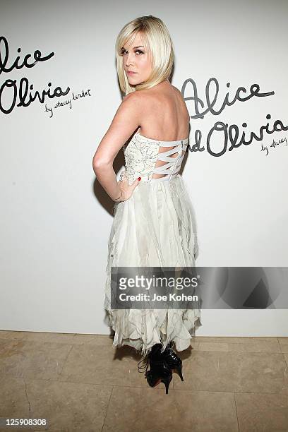 Tinsley Mortimer attends the Alice + Olivia Fall 2011 presentation during Mercedes-Benz Fashion Week at The Plaza Hotel on February 14, 2011 in New...