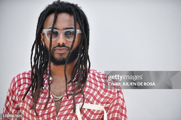 Amine Rapper Family American rapper Amine poses for photographs as he arrives at the ...