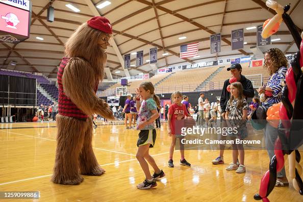 Mascot Douglas Fur the Sasquatch of the Portland Trail Blazers... News ...
