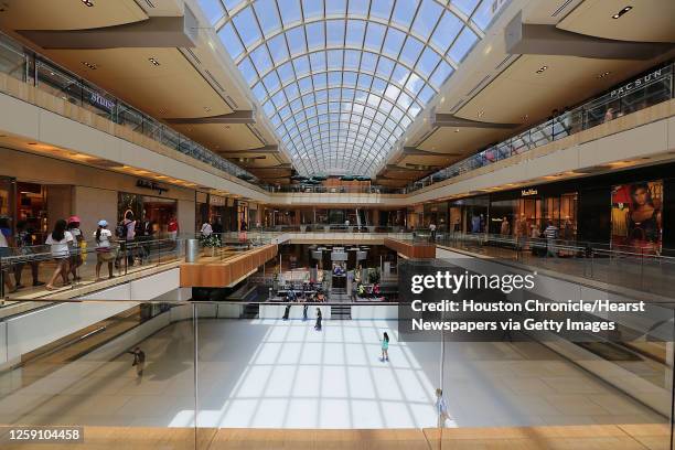 View from the second level of The Galleria mall Thursday, May 29 in Houston.