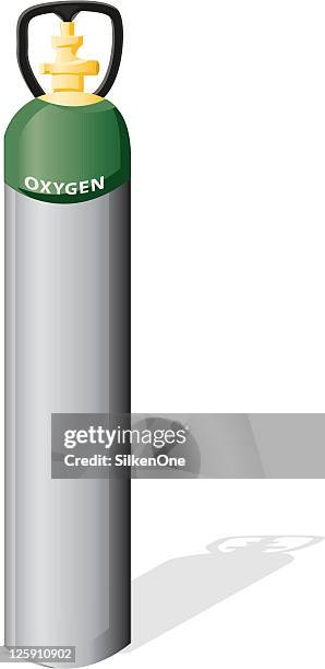 oxygen tank - oxygen tanks stock illustrations