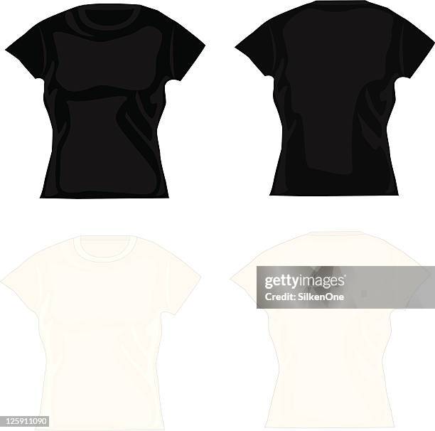 babydoll tea shirts - scale stock illustrations