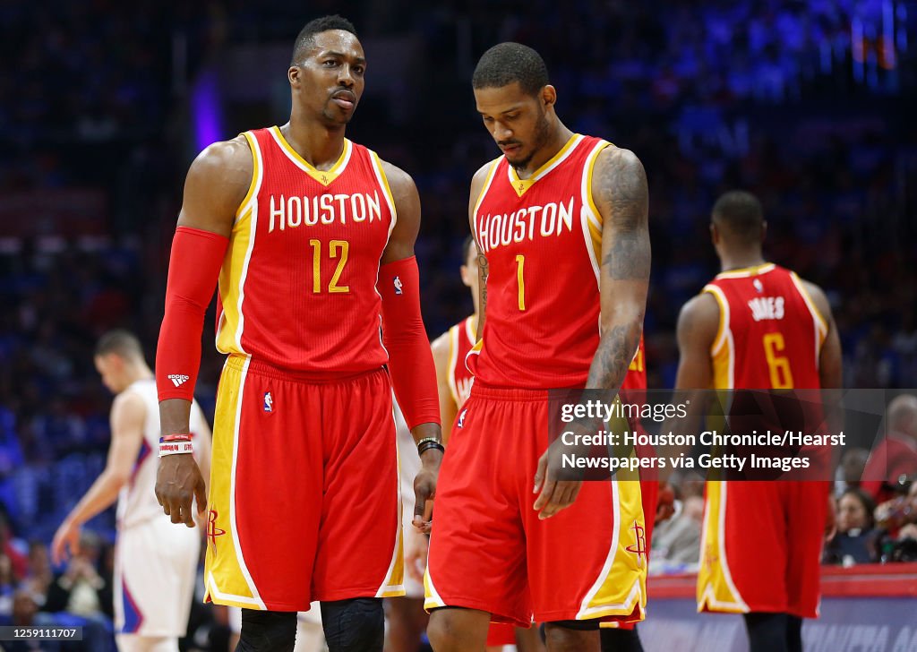 houston rockets red and yellow jersey