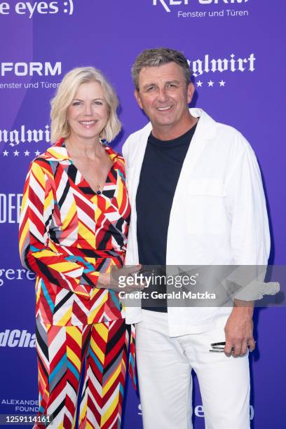 Susanne Sigl and Hans Sigl attend 1st WorldChanger Tennis Tournament In Aid Of The Alexander Zverev Foundation at Hotel Stanglwirt on June 26, 2023...