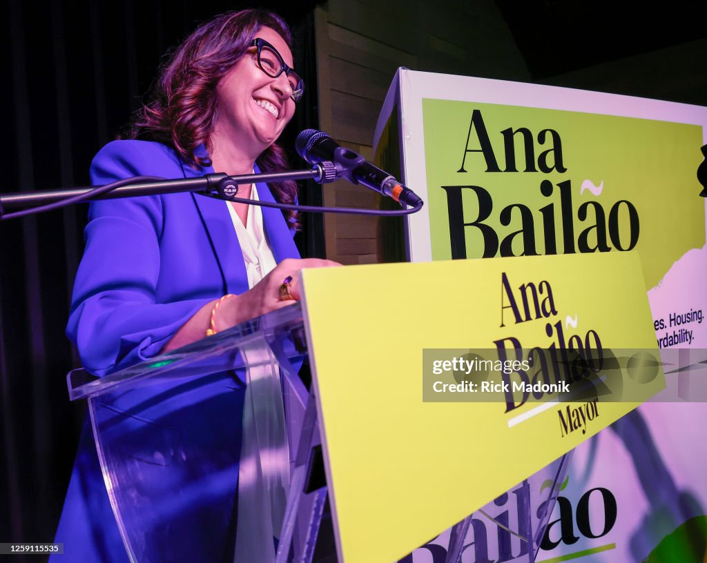 Ana Bailao, on election night, concedes the loss to Olivia Chow,...
