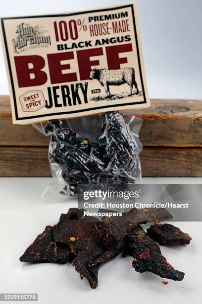 The Hay Merchant, 1100 Westheimer, makes its own sweet and spicy beef jerky using Black Angus beef from 44 Farms in Cameron; $6 per 1.5 ounce packets...