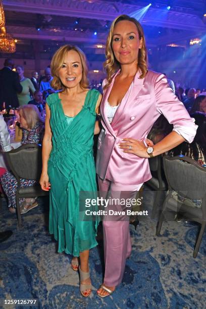 Sian Williams and Isabel Webster attend the TRIC Awards 2023 at The Grosvenor House Hotel on June 27, 2023 in London, England.