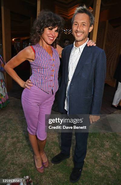 Jess Morris and Dan Macmillan attend The Serpentine Summer Party 2023 at The Serpentine Gallery on June 27, 2023 in London, England.