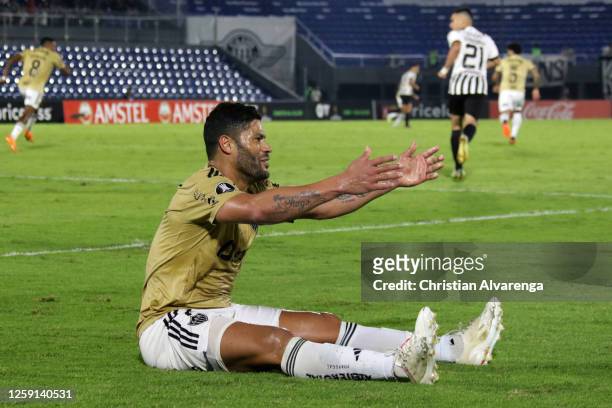 Hulk of Atletico Mineiro during a group G match between Libertad and Atletico Mineiro as part of Copa CONMEBOL Libertadores 2023 at the Defensores...