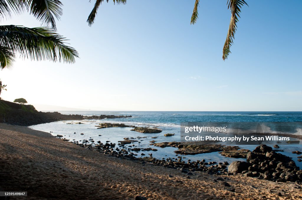 Sun set along the beaches of Maui