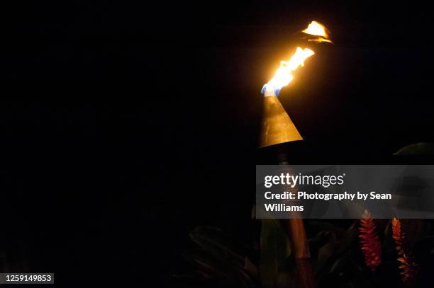 Luau Tiki Touch In Maui High-Res Stock Photo