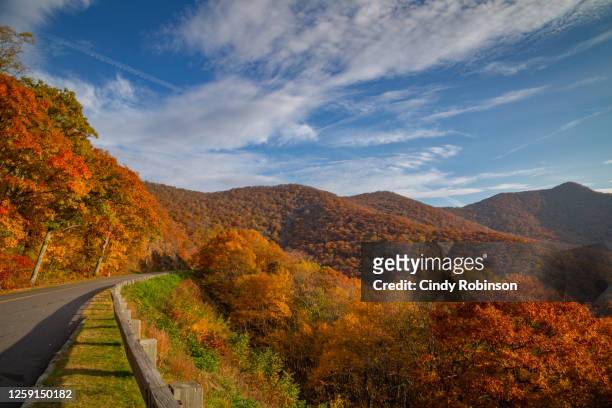 blue ridge parkway - southeast stock pictures, royalty-free photos & images