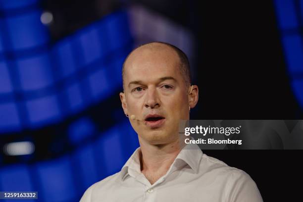 Colin Murdoch, chief business officer of Google DeepMind, during the Collision conference in Toronto, Ontario, Canada, on Wednesday, June 28, 2023....