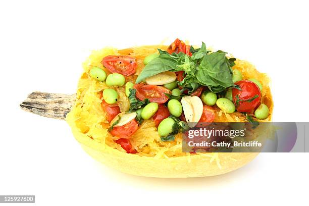 spaghetti squash - spaghetti squash stock pictures, royalty-free photos & images