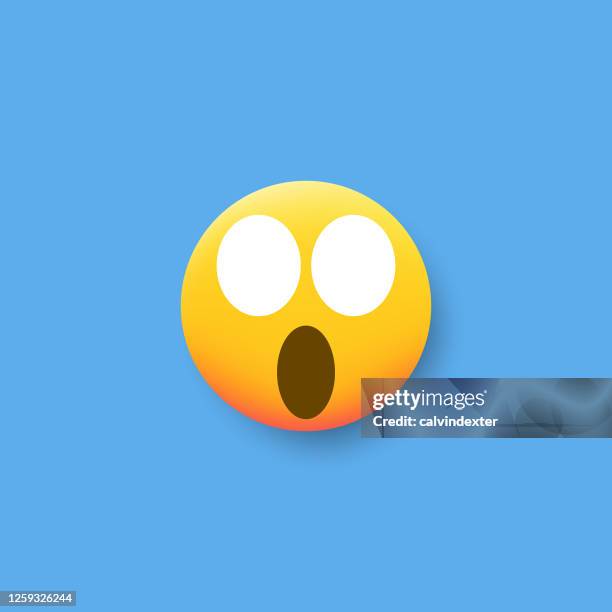 emoticon flat design drop shadow effect - before sleep stock illustrations