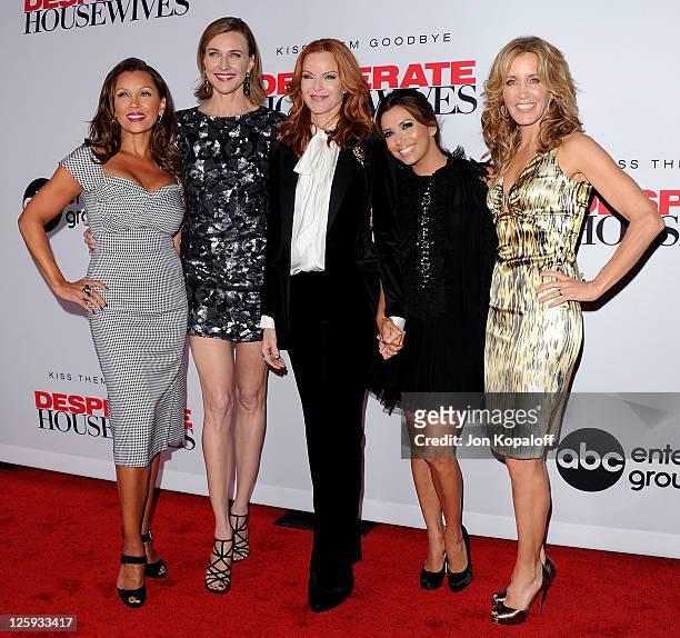 Vanessa Williams, Brenda Strong, Marcia Cross, Eva Longoria and Felicity Huffman arrive at Disney ABC Television Group Hosts "Desperate Housewives" -...