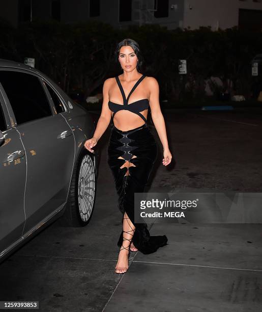 Kim Kardashian is seen on June 25, 2023 in Los Angeles, California.