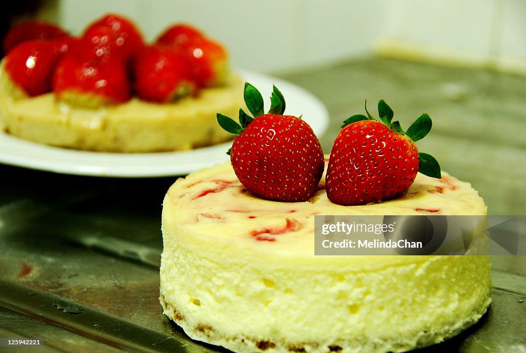 Strawberry cheese cake