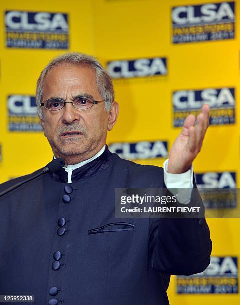 ETimor-politics-vote-security,INTERVIEW East Timor President Jose Ramos-Horta gestures during an interview with AFP in Hong Kong on September 22,...