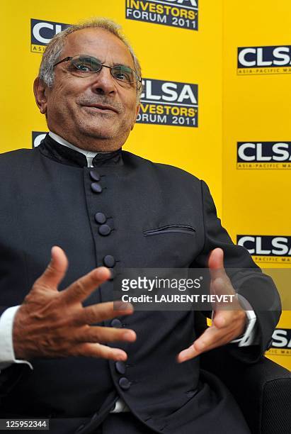 ETimor-politics-vote-security,INTERVIEW East Timor President Jose Ramos-Horta gestures during an interview with AFP in Hong Kong on September 22,...