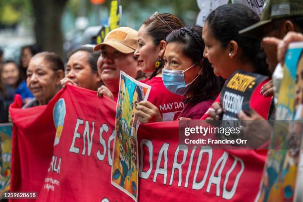 Los Angeles, CA About 35 people participated in a press conference near Los Angeles City Hall on Wednesday, June 28 in Los Angeles, CA. Los Angeles...