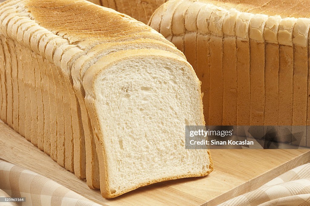 Toast de pain tranché