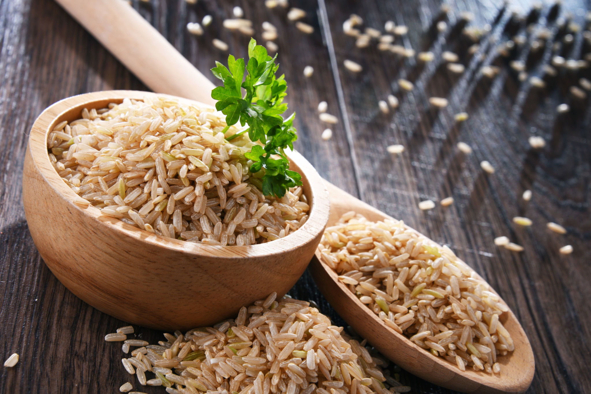 brown rice dish