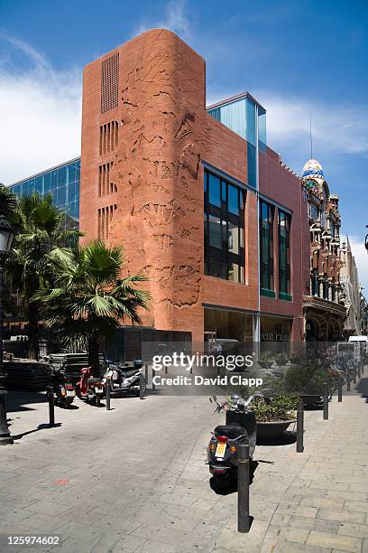 the palau de le musica catalana, a concert hall in barcelona, spain, europe - scene de concert stock pictures, royalty-free photos & images