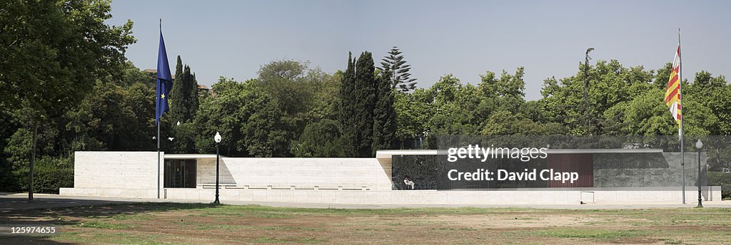 The German Pavilion, designed by Ludwig Mies van der Rohe, was the German Pavilion for the 1929 International Exposition in Barcelona, Spain, Europe