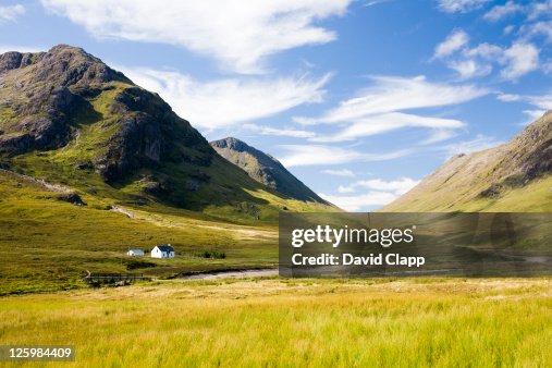 Cottage at Glencoe, Highlands, Scotland