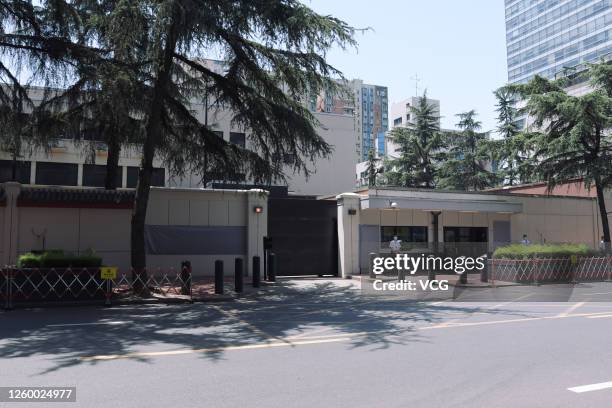 The US Consulate General in Chengdu is seen on July 27, 2020 in Chengdu, Sichuan Province of China.