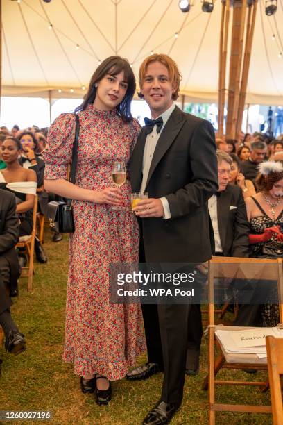 Georgie Somerville and Tom Odell attend the Animal Ball at Lancaster House to mark the 20th anniversary of wildlife conservation charity Elephant...