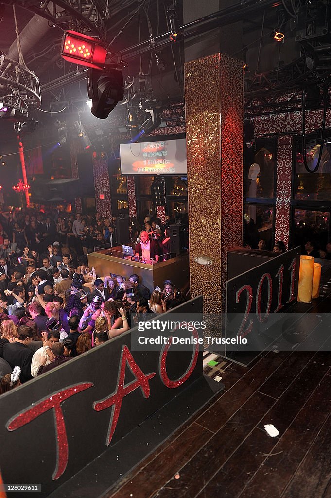 Kim Kardashian Hosts New Year's Eve At TAO Las Vegas