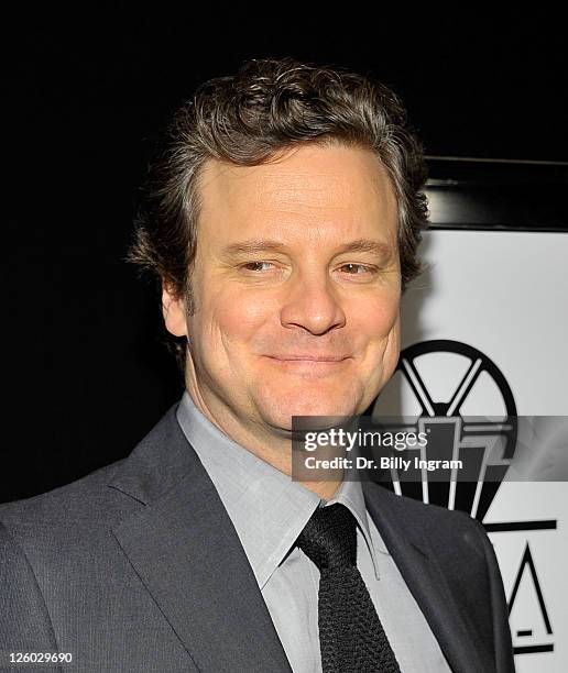 Actor Colin Firth arrives at the 36th Annual Los Angeles Film Critics Association Awards at InterContinental Hotel on January 15, 2011 in Century...