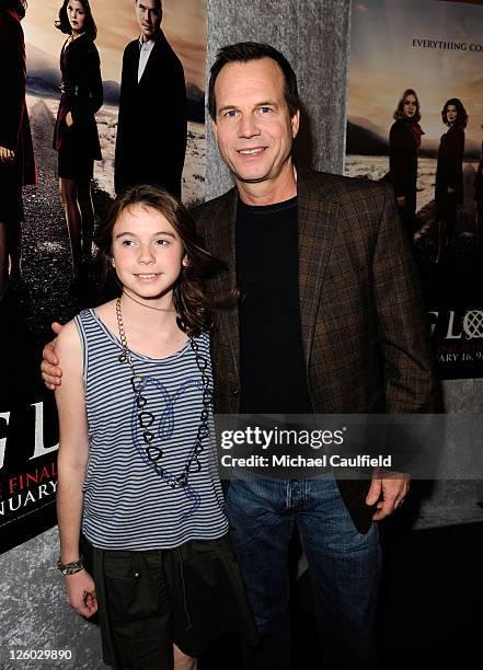 Lydia Paxton and Actor Bill Paxton arrive at HBO's "Big Love" Season 5 Premiere held at the Directors Guild Of America on January 12, 2011 in Los...