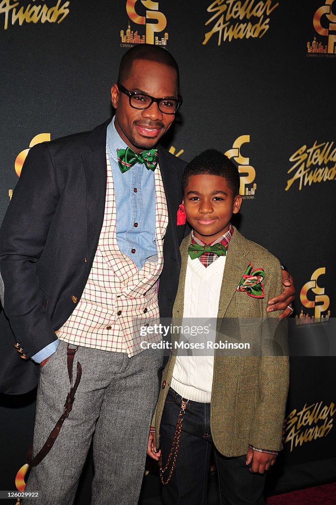 Kirk Franklin and son Caziah attend the 26th Annual Stellar Gospel
