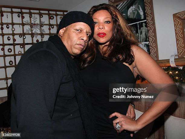 Kevin Hunter and Wendy Williams attend Wendy Williams' 2010 Holiday party at Nikki Beach on December 29, 2010 in New York City.