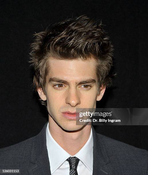 Actor Andrew Garfield arrives at the 36th Annual Los Angeles Film Critics Association Awards at InterContinental Hotel on January 15, 2011 in Century...