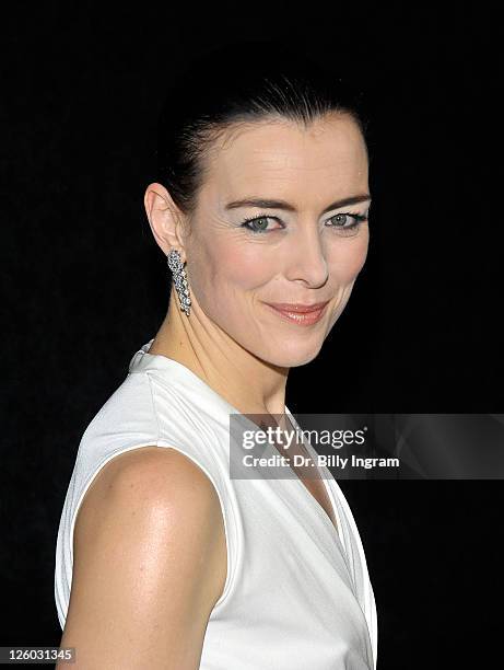 Actress Olivia Williams arrives at the 36th Annual Los Angeles Film Critics Association Awards at InterContinental Hotel on January 15, 2011 in...