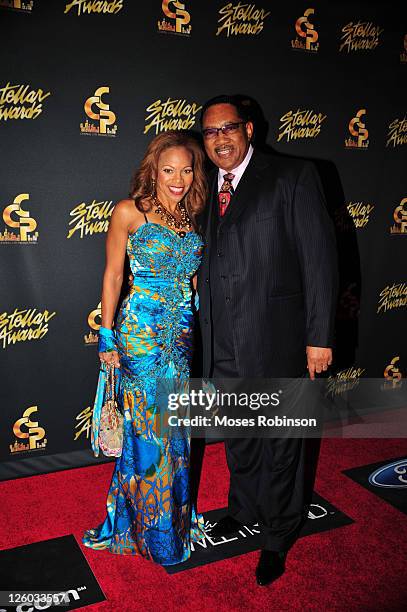 Donna Richardson and Dr. Bobby Jones attend the 26th Annual Stellar Gospel Music Awards at The Grand Ole Opry on January 15, 2011 in Nashville,...