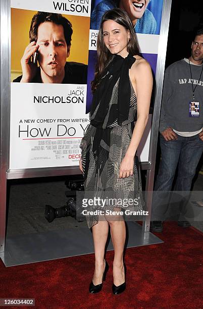 Nathalie Fay attends the "How Do You Know" Los Angeles Premiere at Regency Village Theatre on December 13, 2010 in Westwood, California.