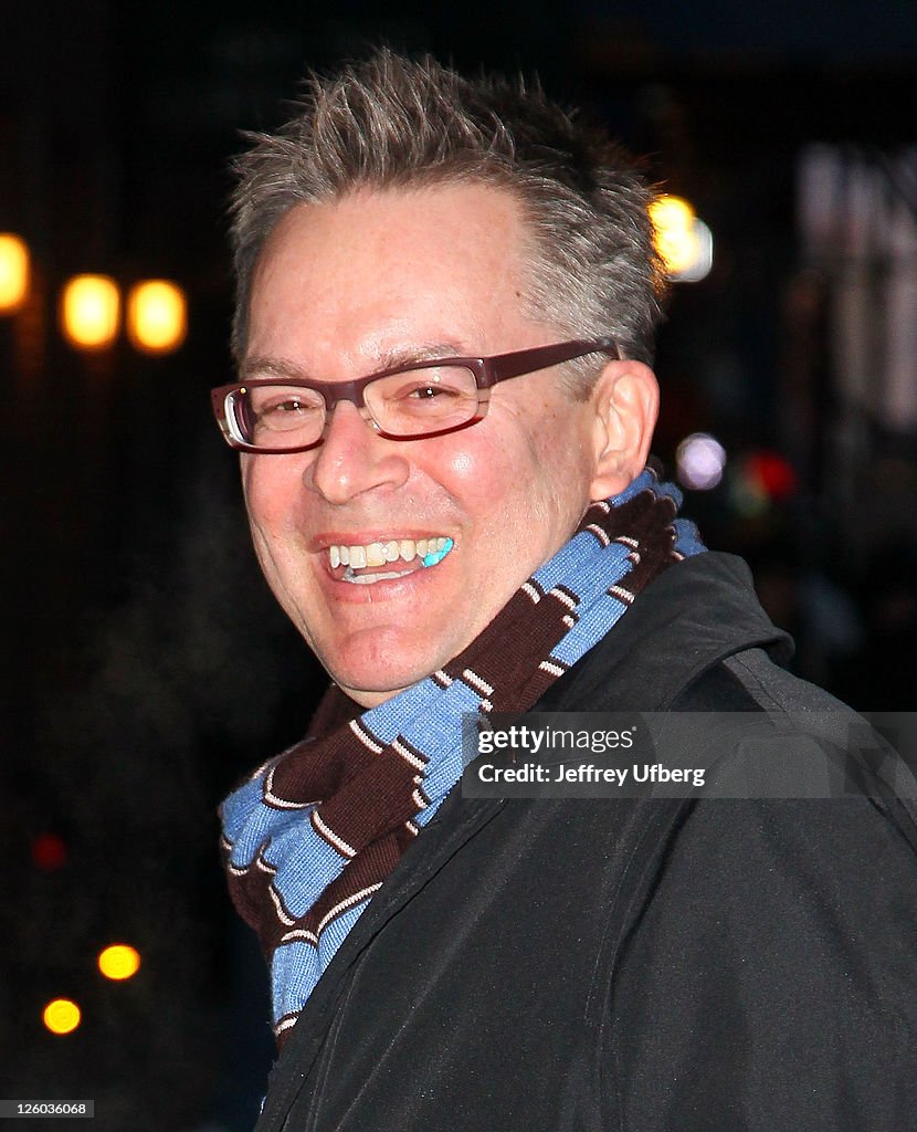 Celebrities Visit "Late Show With David Letterman" - January 10, 2011