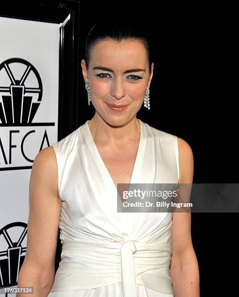 Actress Olivia Williams arrives at the 36th Annual Los Angeles Film Critics Association Awards at InterContinental Hotel on January 15, 2011 in...
