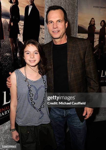 Lydia Paxton and Actor Bill Paxton arrive at HBO's "Big Love" Season 5 Premiere held at the Directors Guild Of America on January 12, 2011 in Los...