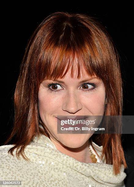 Actress Molly Ringwald arrives at the 36th Annual Los Angeles Film Critics Association Awards at InterContinental Hotel on January 15, 2011 in...
