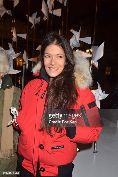 Actress Melanie Doutey attends the 'Un Souffle Pour Une Vie' Windmills Exhibition Preview hosted by Maje and 'Mecenat Chirurgie Cardiaque' in profit...